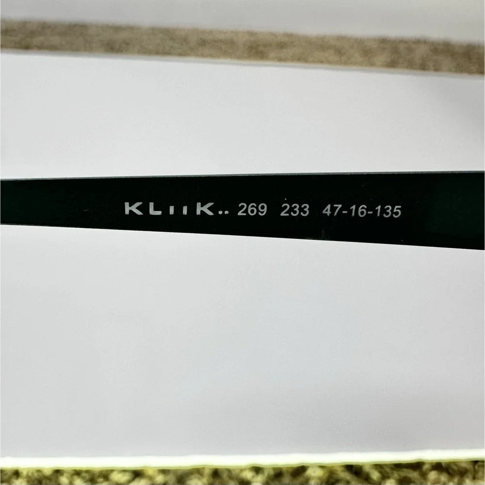 Kliik Denmark Eyeglasses FRAMES ONLY 269 233 Green Full Rim Metal 47-16-135